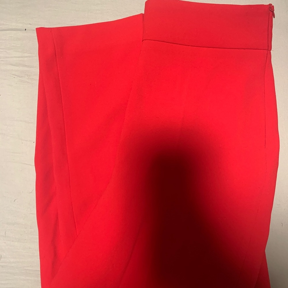 Wide legged red pant